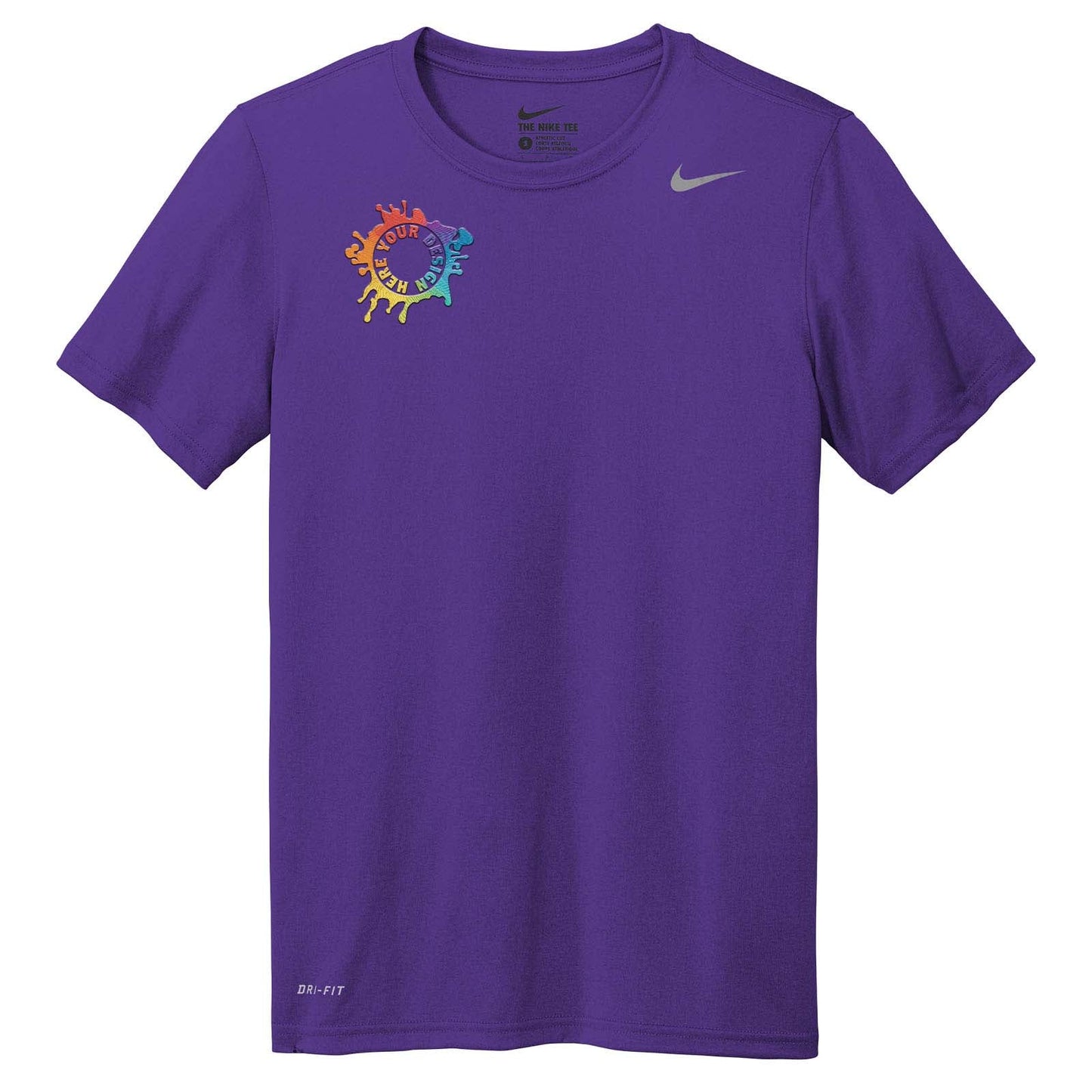 Nike Legend Men's Performance Polyester T-Shirt Embroidery - Mato & Hash