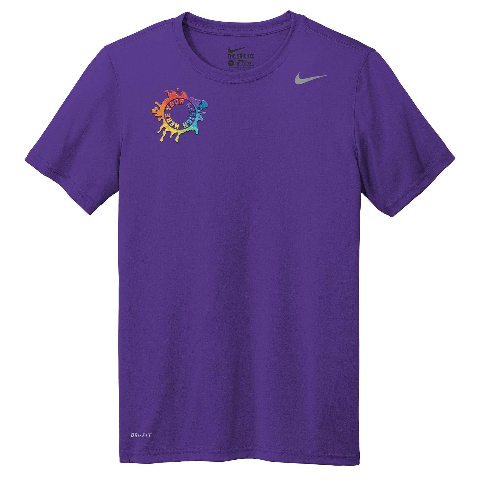Nike Legend Men's Performance Polyester T-Shirt Embroidery - Mato & Hash