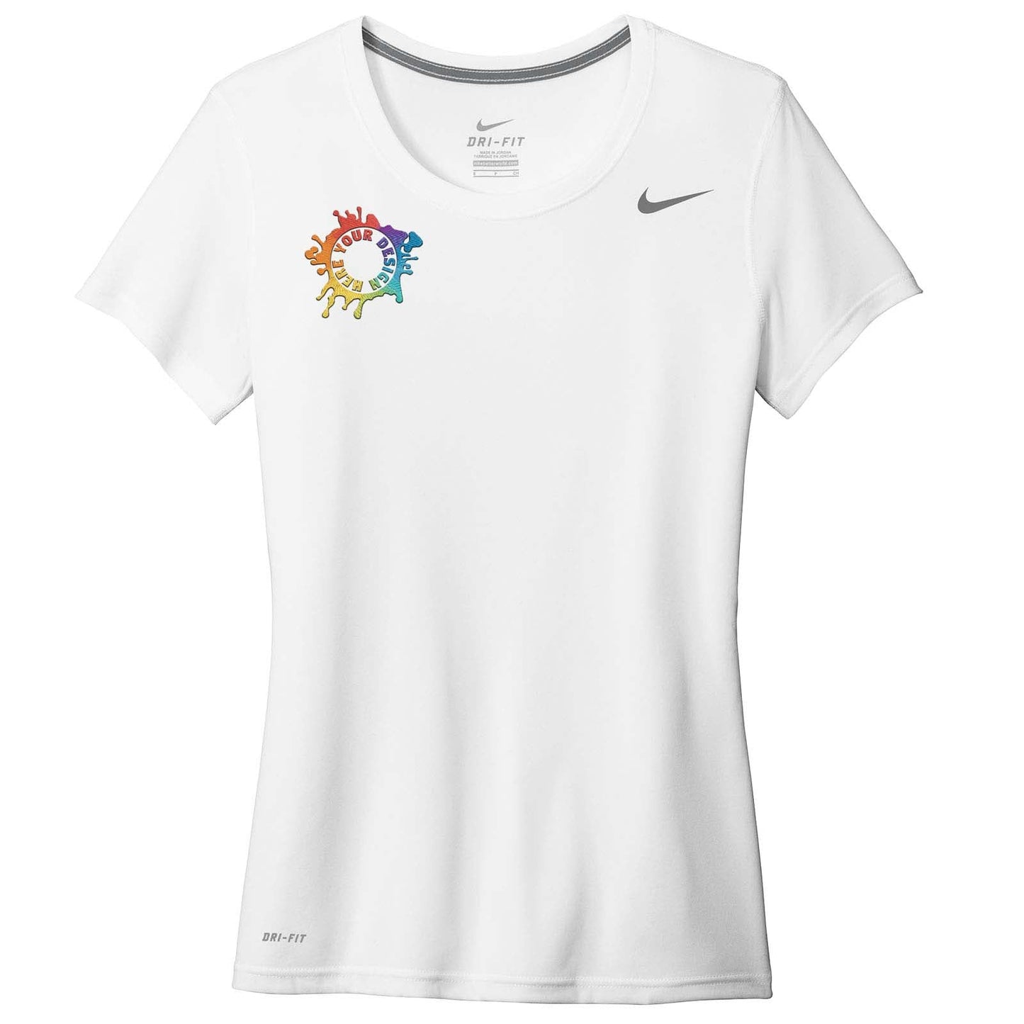 Nike Legend Women's Performance Polyester T-Shirt Embroidery - Mato & Hash