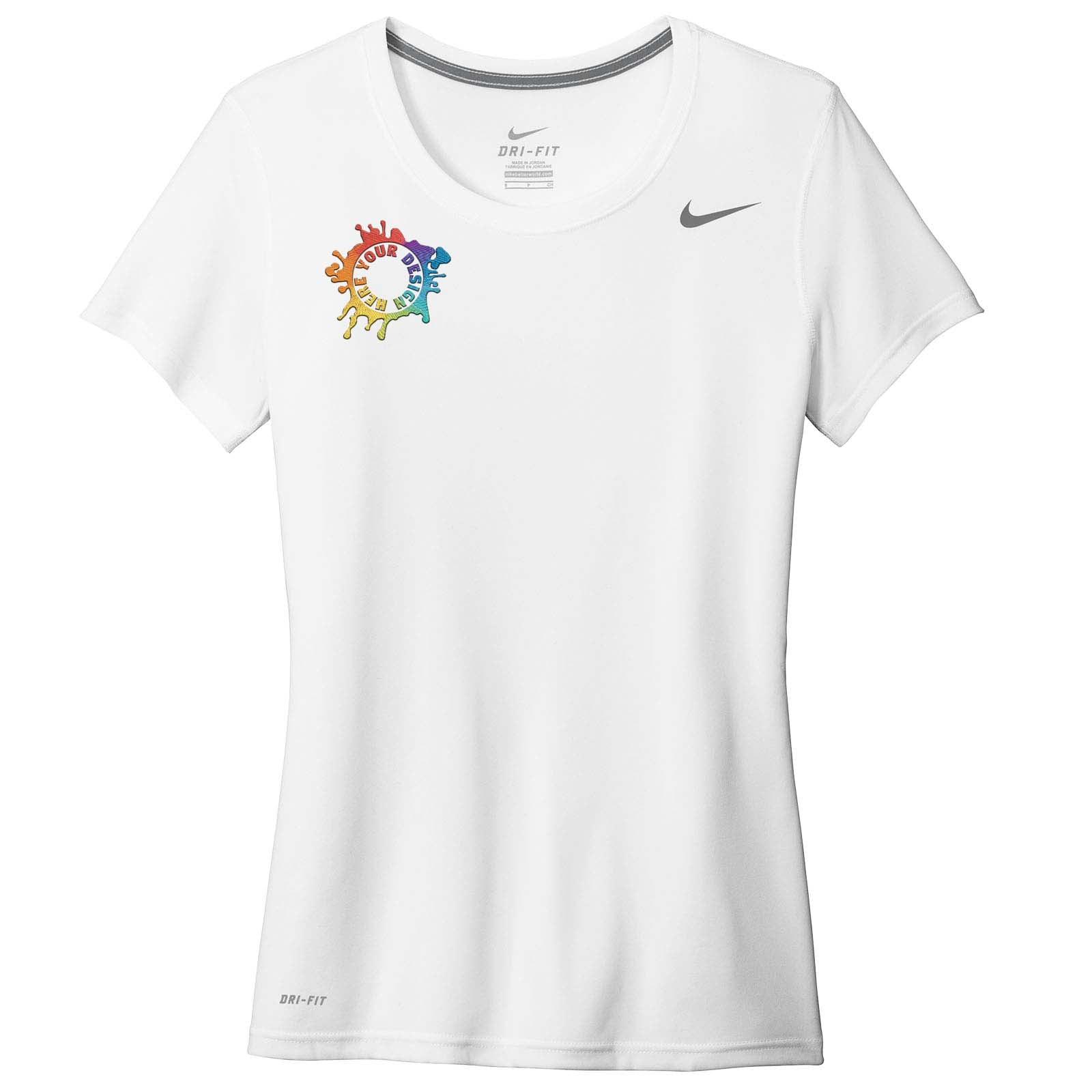 Nike Legend Women's Performance Polyester T-Shirt Embroidery - Mato & Hash