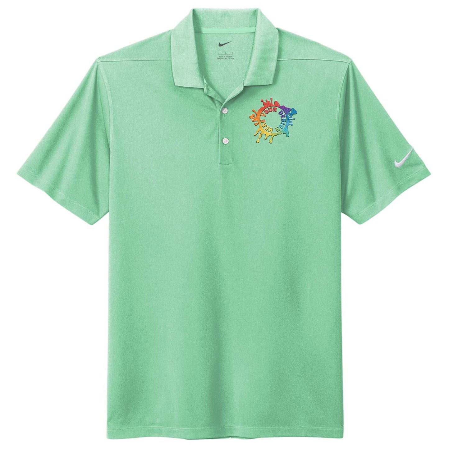 Nike Men's Dri-Fit Micro Piqué 2.0 100% Polyester Polo T-Shirt Alternative Colors Embroidery - Mato & Hash