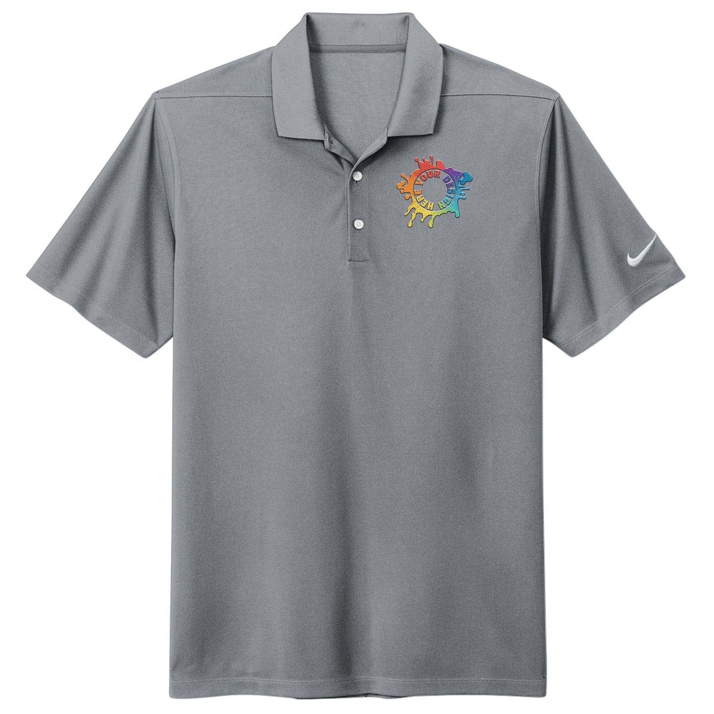 Nike Men's Dri-Fit Micro Piqué 2.0 100% Polyester Polo T-Shirt Alternative Colors Embroidery - Mato & Hash