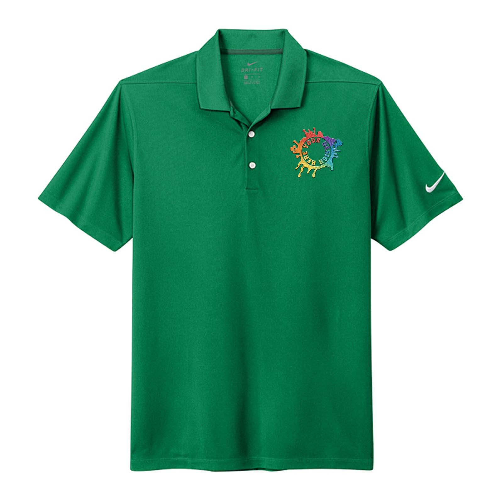 Nike Men's Dri-Fit Micro Piqué 2.0 100% Polyester Polo T-Shirt Embroidery - Mato & Hash