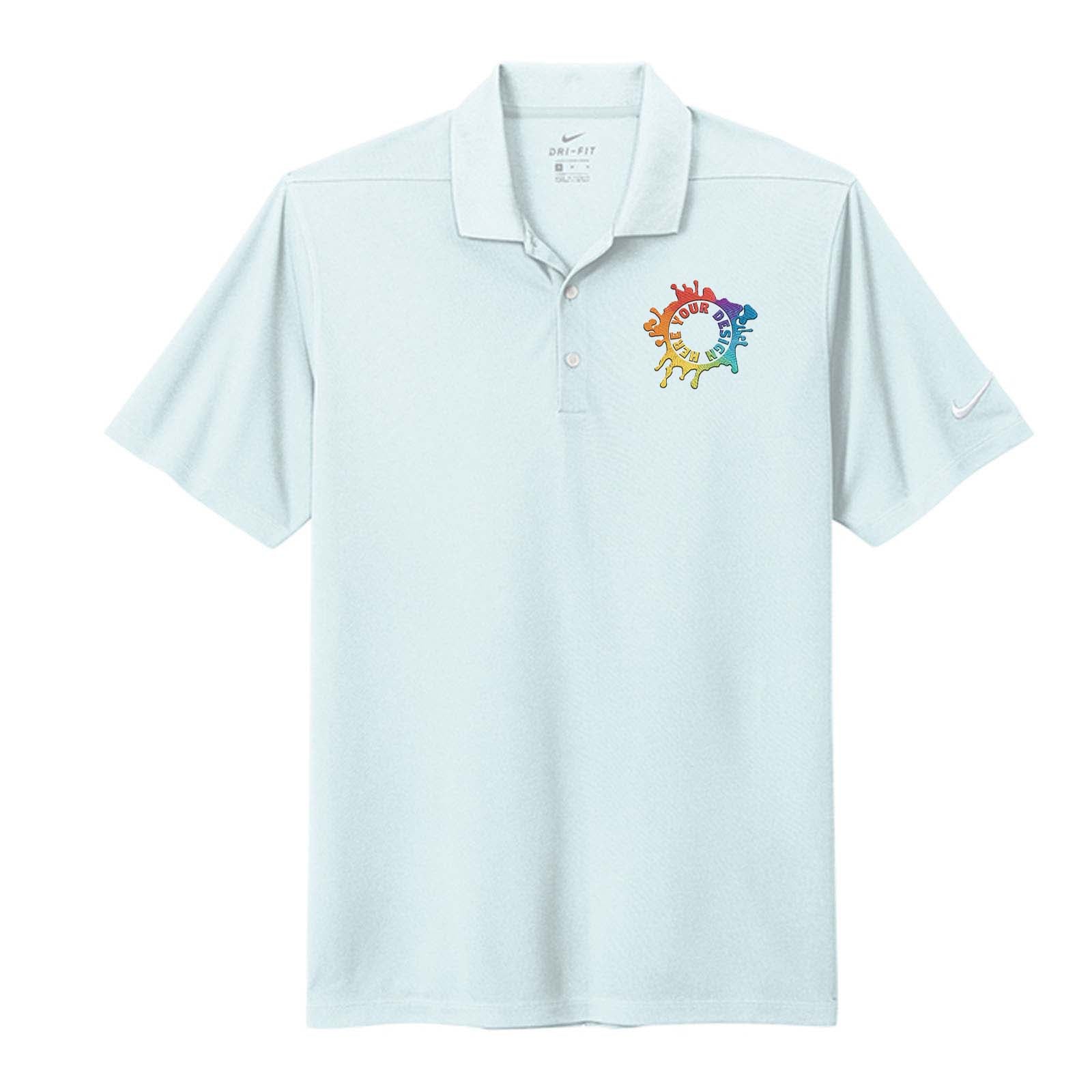 Nike Men's Dri-Fit Micro Piqué 2.0 100% Polyester Polo T-Shirt Embroidery - Mato & Hash