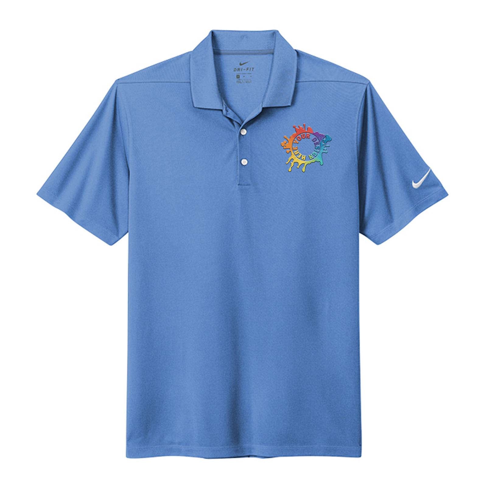 Nike Men's Dri-Fit Micro Piqué 2.0 100% Polyester Polo T-Shirt Embroidery - Mato & Hash