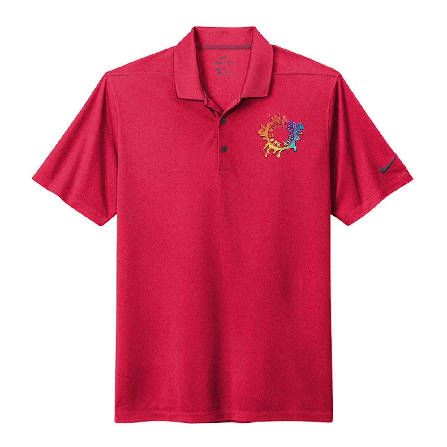 Nike Men's Dri-Fit Micro Piqué 2.0 100% Polyester Polo T-Shirt Embroidery - Mato & Hash