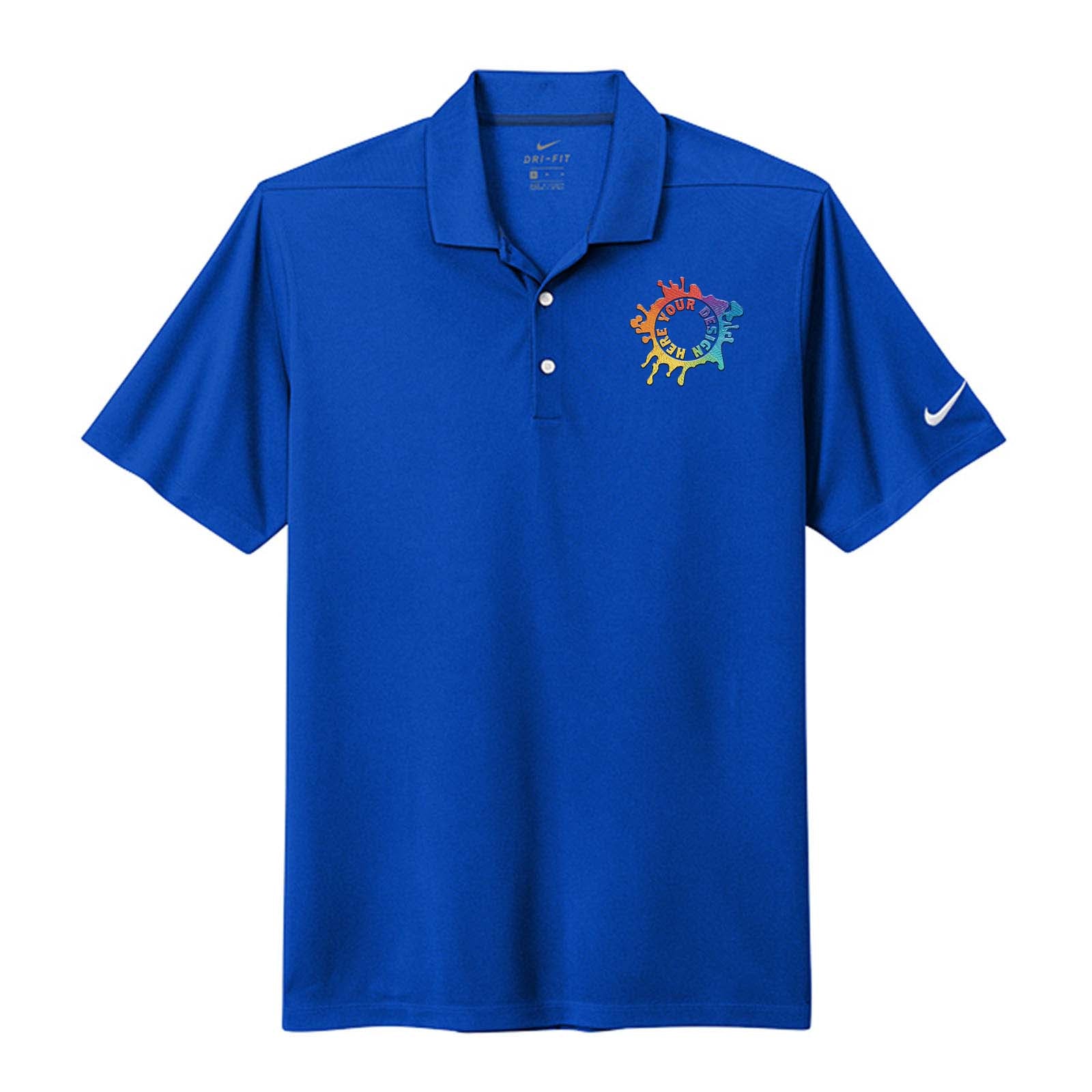 Nike Men's Dri-Fit Micro Piqué 2.0 100% Polyester Polo T-Shirt Embroidery - Mato & Hash