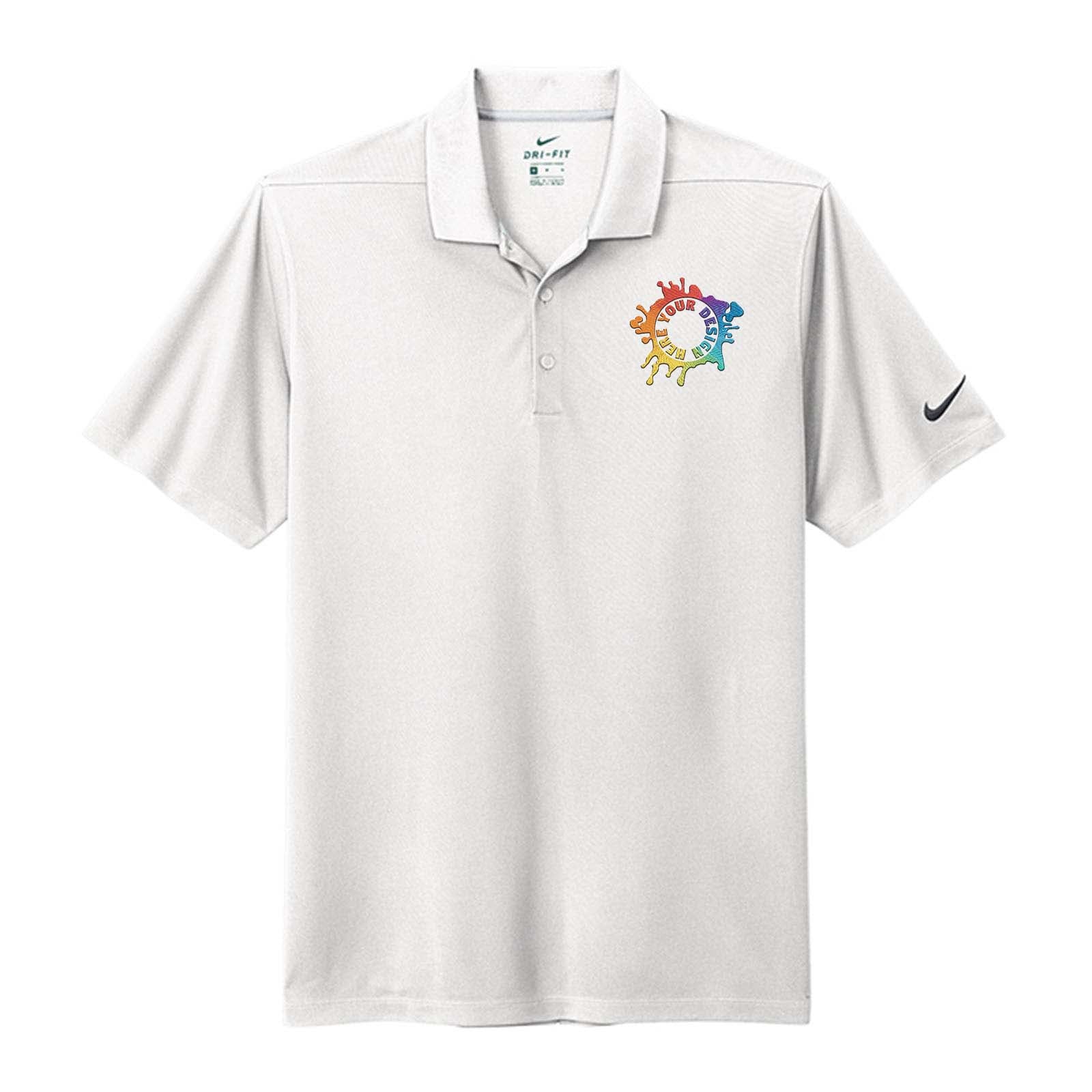 Nike Men's Dri-Fit Micro Piqué 2.0 100% Polyester Polo T-Shirt Embroidery - Mato & Hash