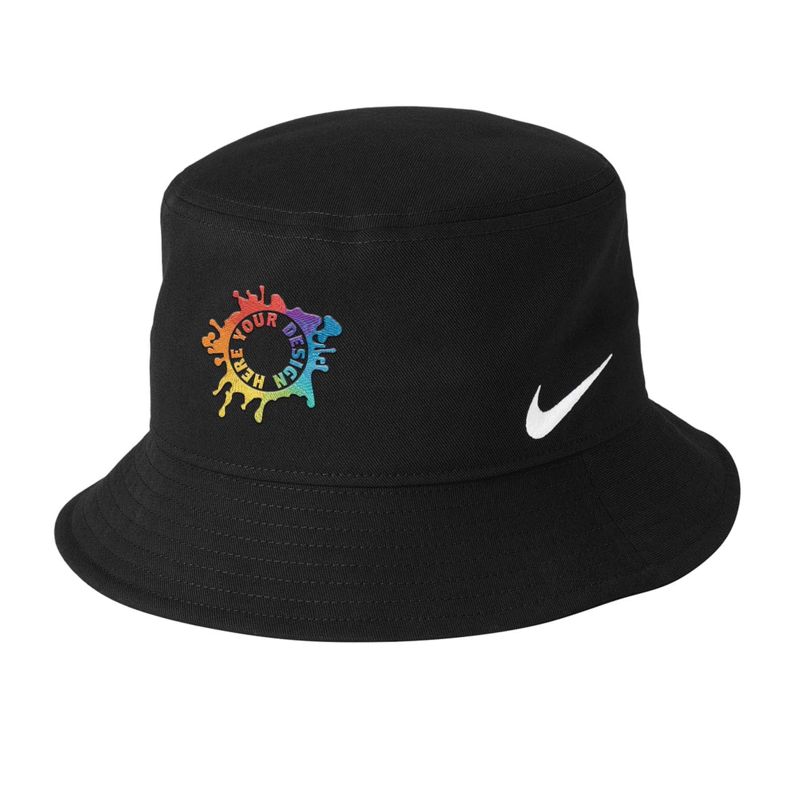 Nike Swoosh Bucket Hat Embroidery - Mato & Hash