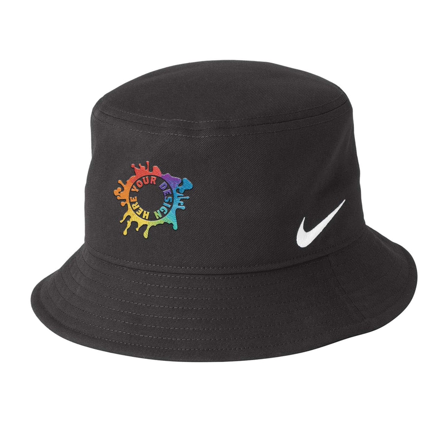 Nike Swoosh Bucket Hat Embroidery - Mato & Hash