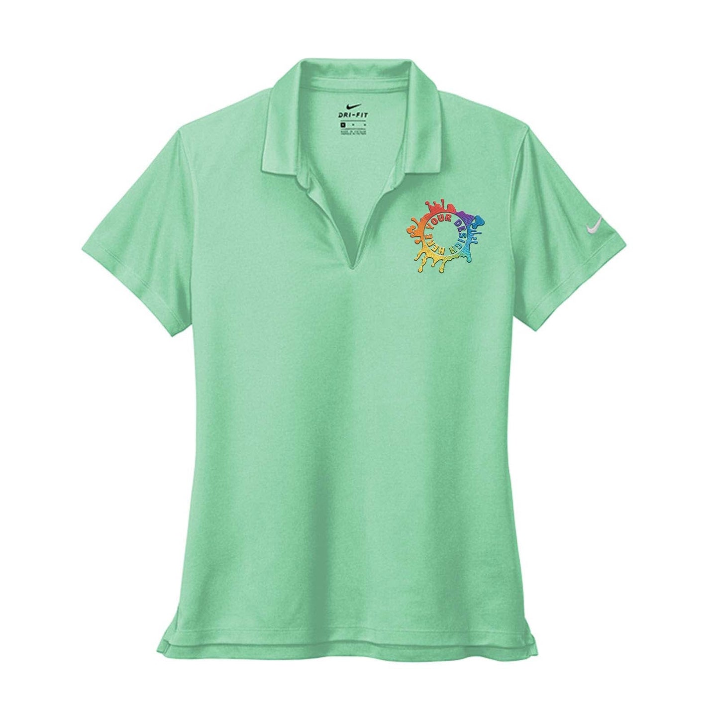 Nike Women's Dri-Fit Micro Piqué 2.0 100% Polyester Polo T-Shirt Embroidery - Mato & Hash