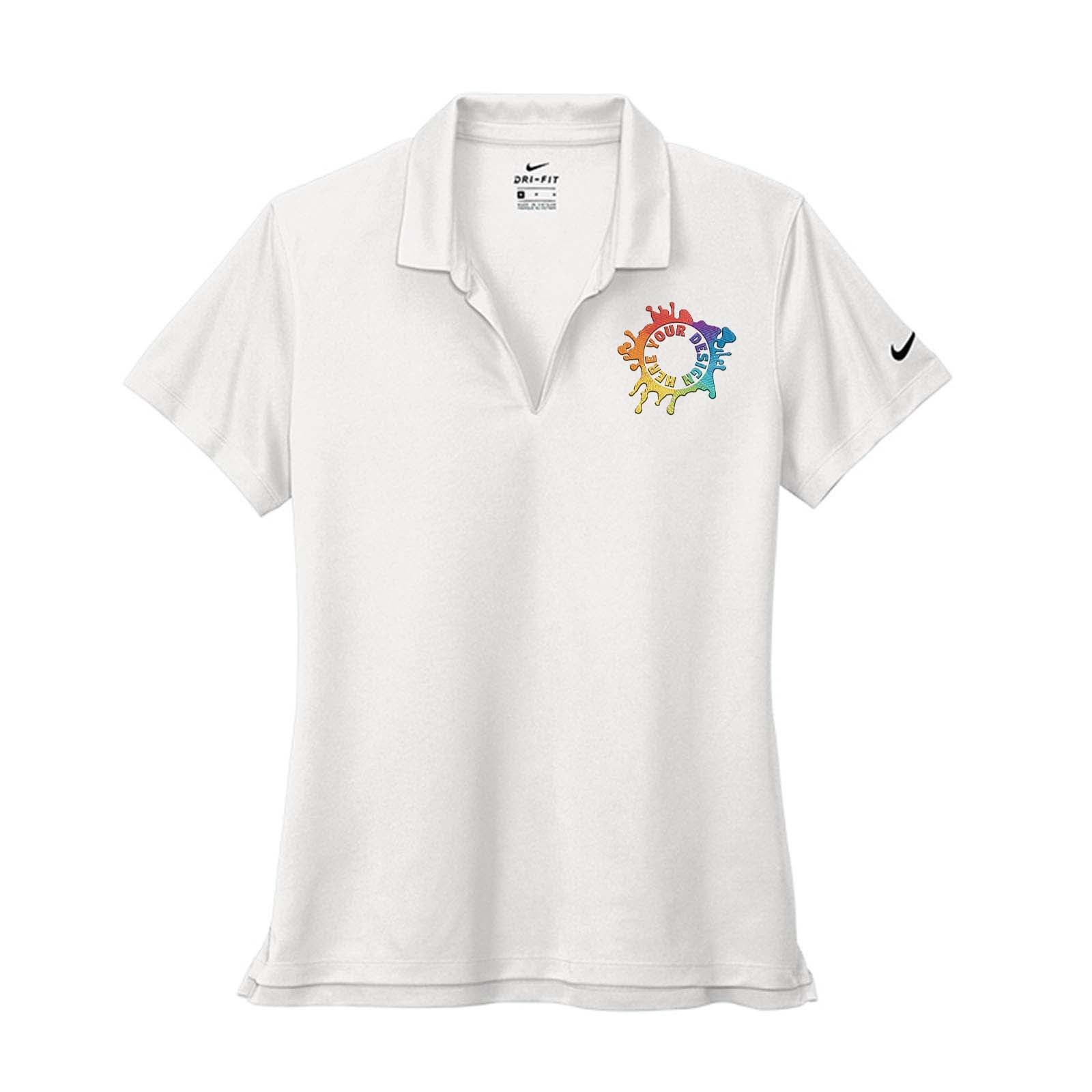 Nike Women's Dri-Fit Micro Piqué 2.0 100% Polyester Polo T-Shirt Embroidery - Mato & Hash