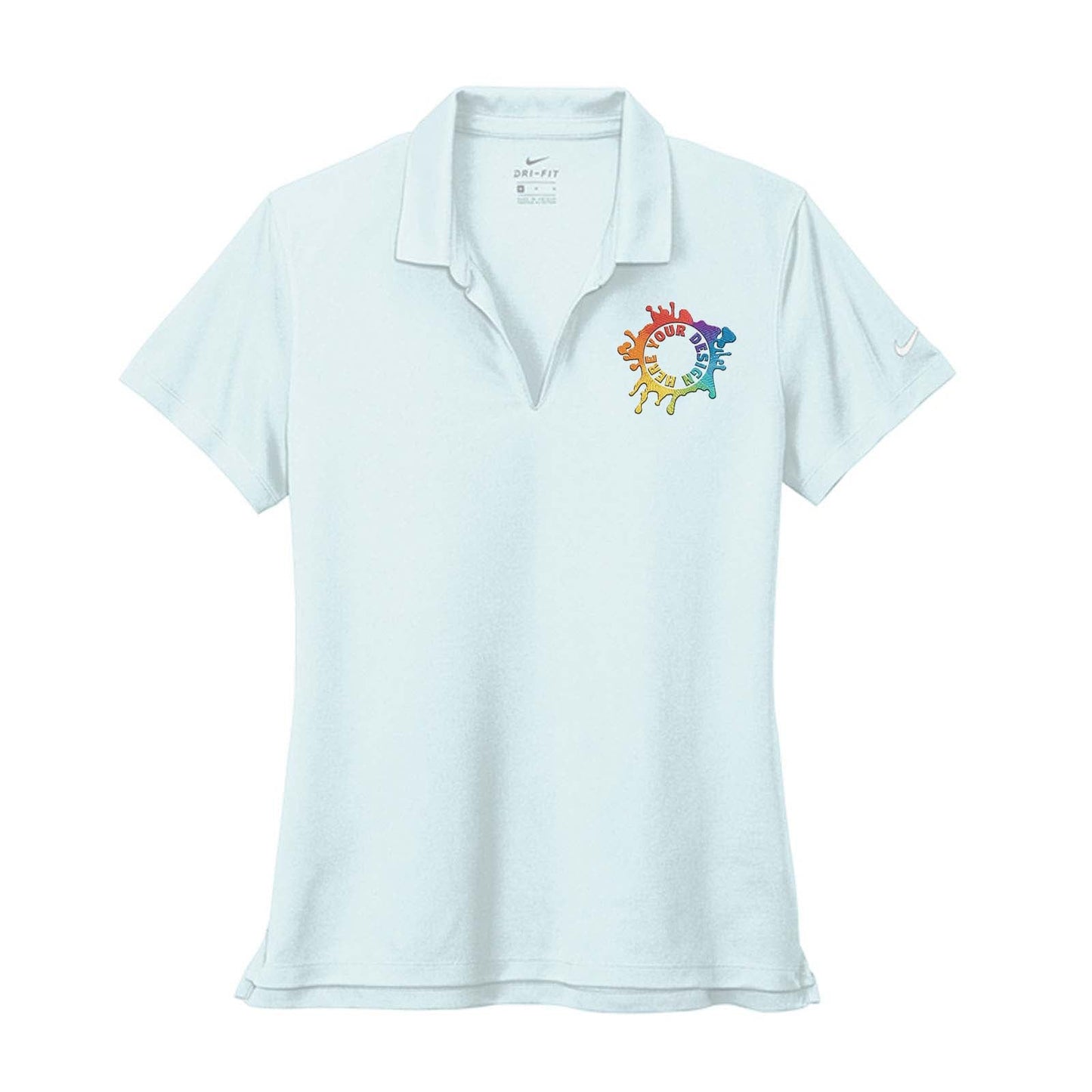 Nike Women's Dri-Fit Micro Piqué 2.0 100% Polyester Polo T-Shirt Embroidery - Mato & Hash