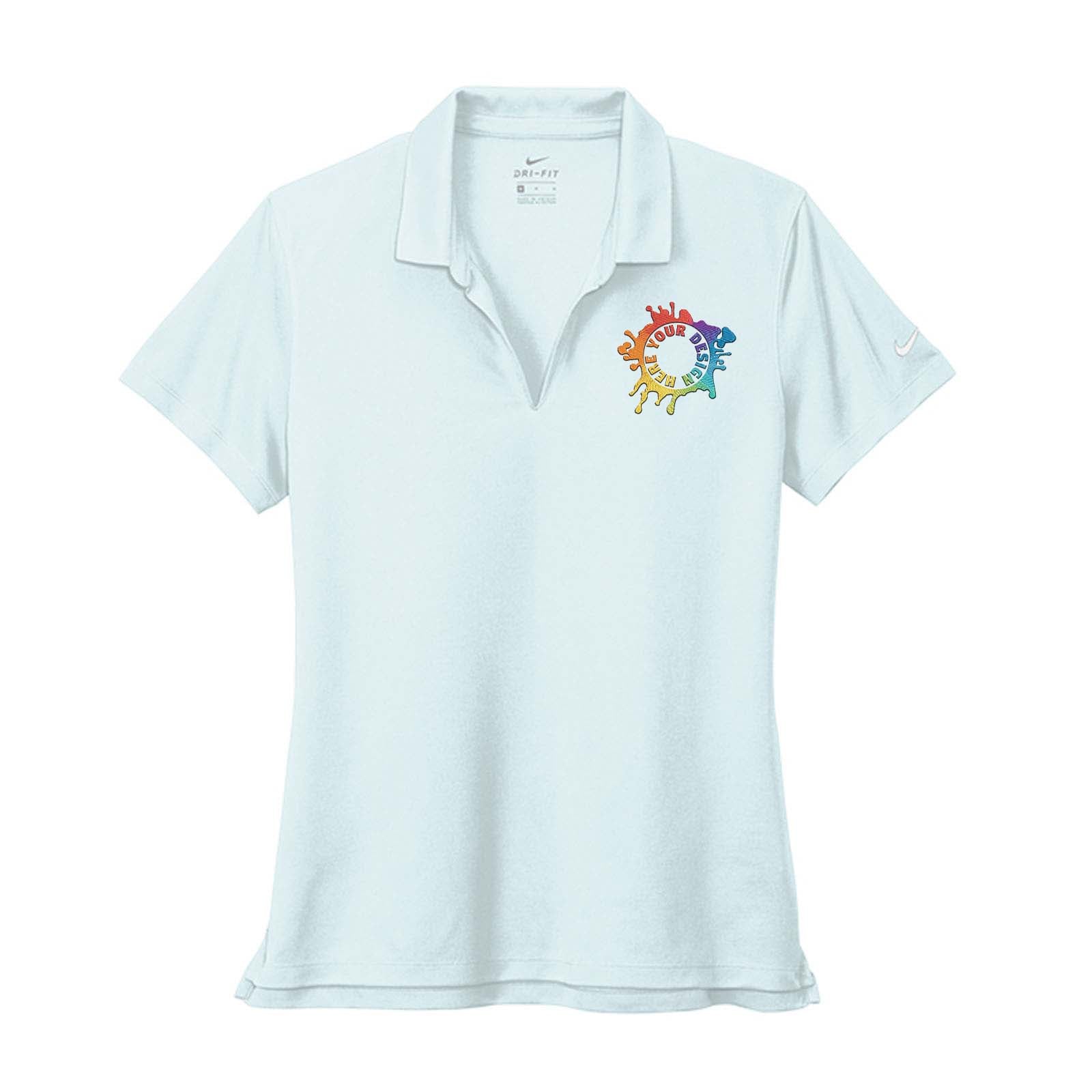 Nike Women's Dri-Fit Micro Piqué 2.0 100% Polyester Polo T-Shirt Embroidery - Mato & Hash