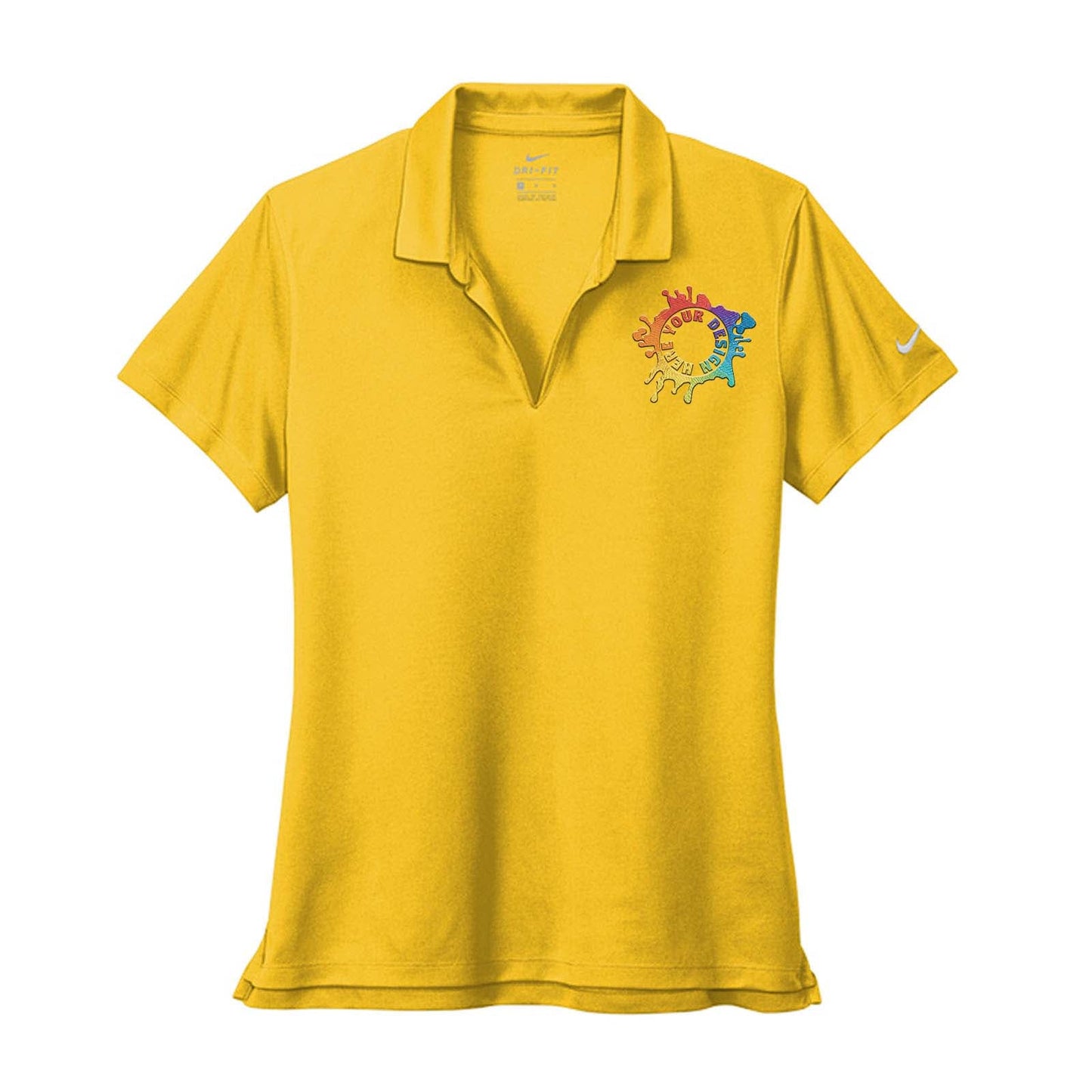 Nike Women's Dri-Fit Micro Piqué 2.0 100% Polyester Polo T-Shirt Embroidery - Mato & Hash