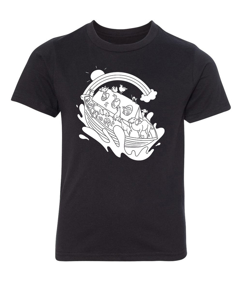 Noah's Arc DIY Color in Kids T Shirts - Mato & Hash