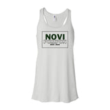 Novi Pompon Bella + Canvas Women's Flowy Racerback Tank Top Program Pom - Mato & Hash