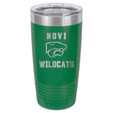 Novi Pompon Laser Engraved 20oz Pint with Sliding Lid - Mato & Hash