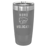 Novi Pompon Laser Engraved 20oz Pint with Sliding Lid - Mato & Hash