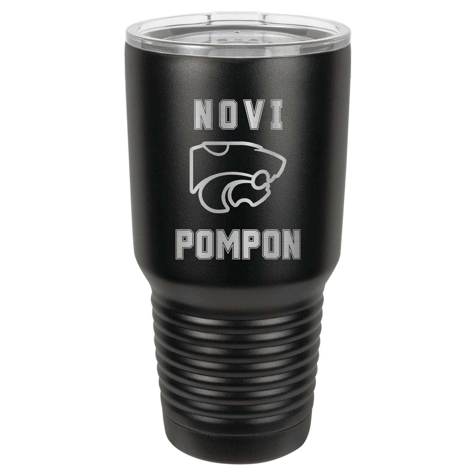 Novi Pompon Laser Engraved 30oz Tumbler - Mato & Hash