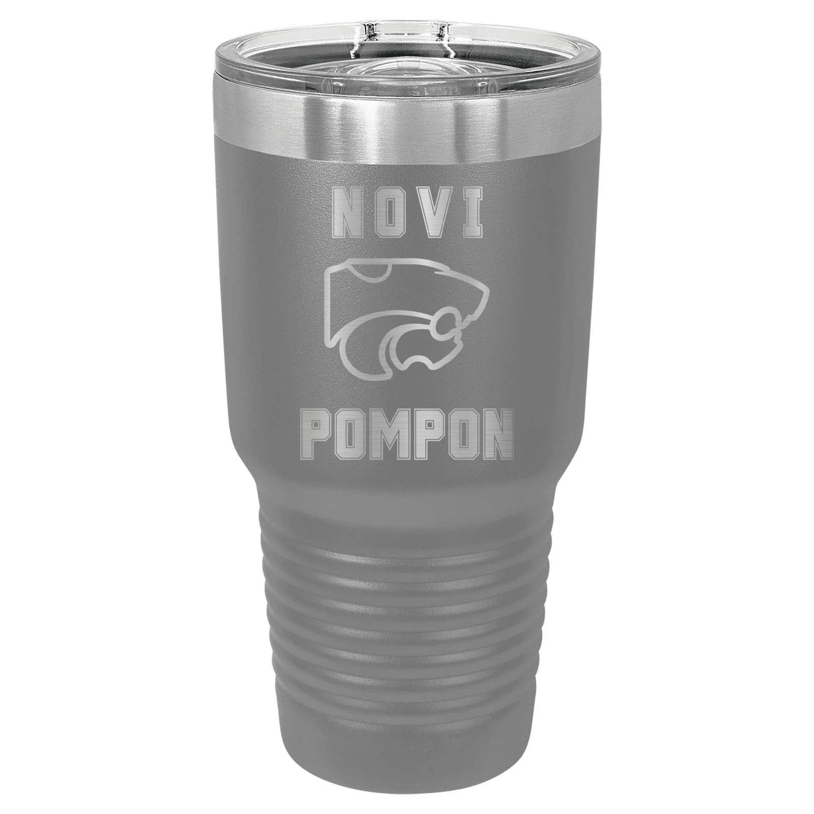 Novi Pompon Laser Engraved 30oz Tumbler - Mato & Hash