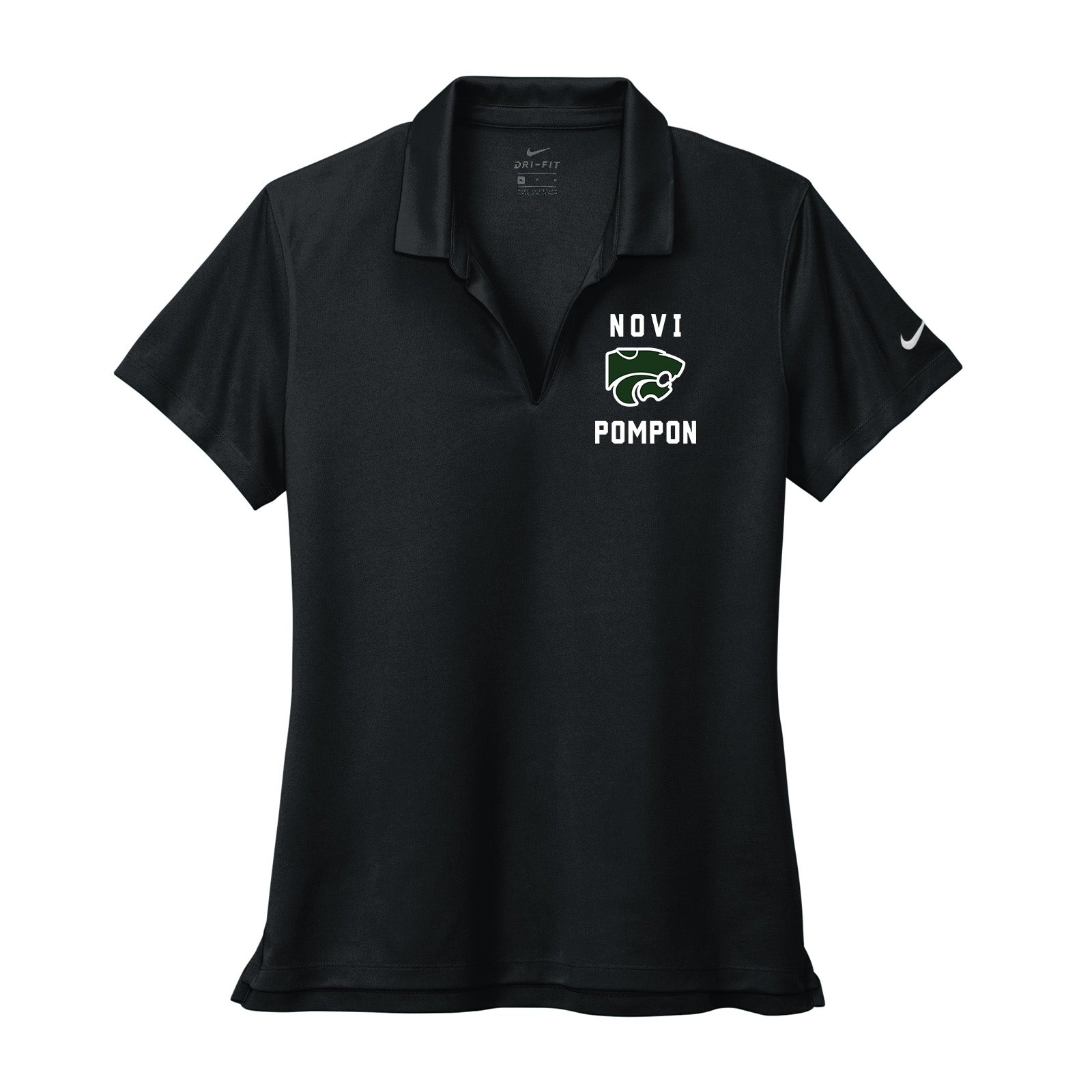 Novi Pompon Nike Women's Dri-Fit Micro Piqué 2.0 100% Polyester Polo T-Shirt Classic - Mato & Hash