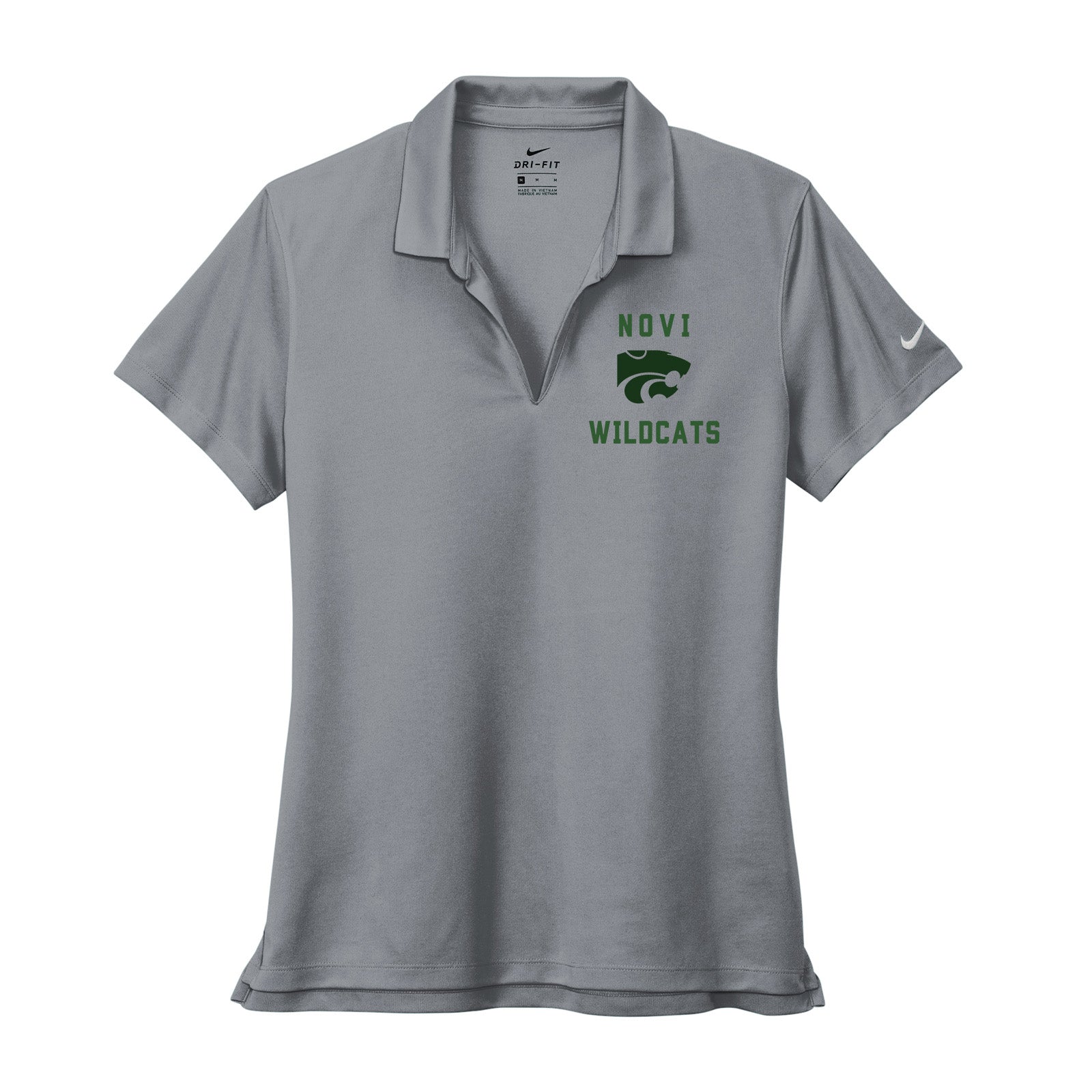 Novi Pompon Nike Women's Dri-Fit Micro Piqué 2.0 100% Polyester Polo T-Shirt Classic - Mato & Hash