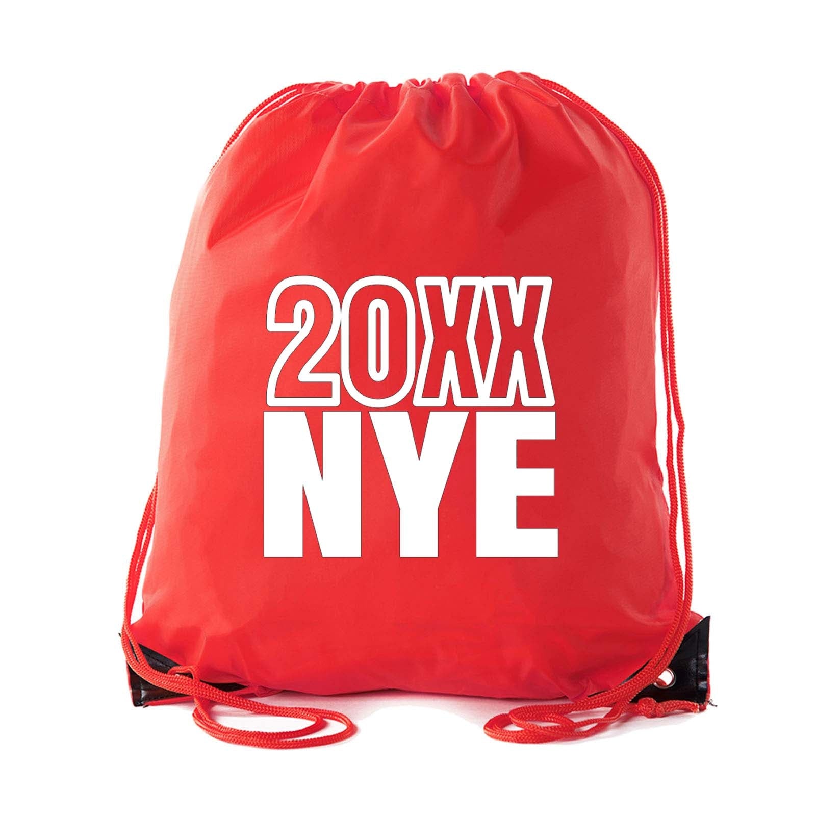 NYE Custom New Year Polyester Drawstring Bag - Mato & Hash