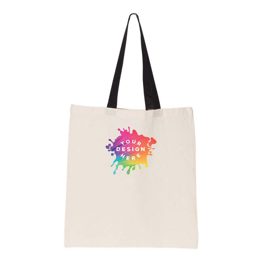 OAD Contrast-Color Handle Tote - Mato & Hash