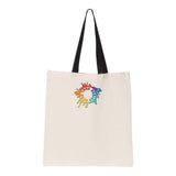 OAD Contrast-Color Handle Tote Embroidery