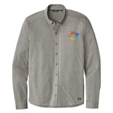OGIO ® Code Stretch Long Sleeve Button-Up Embroidery - Mato & Hash