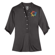 OGIO® - Crush Henley Embroidery - Mato & Hash