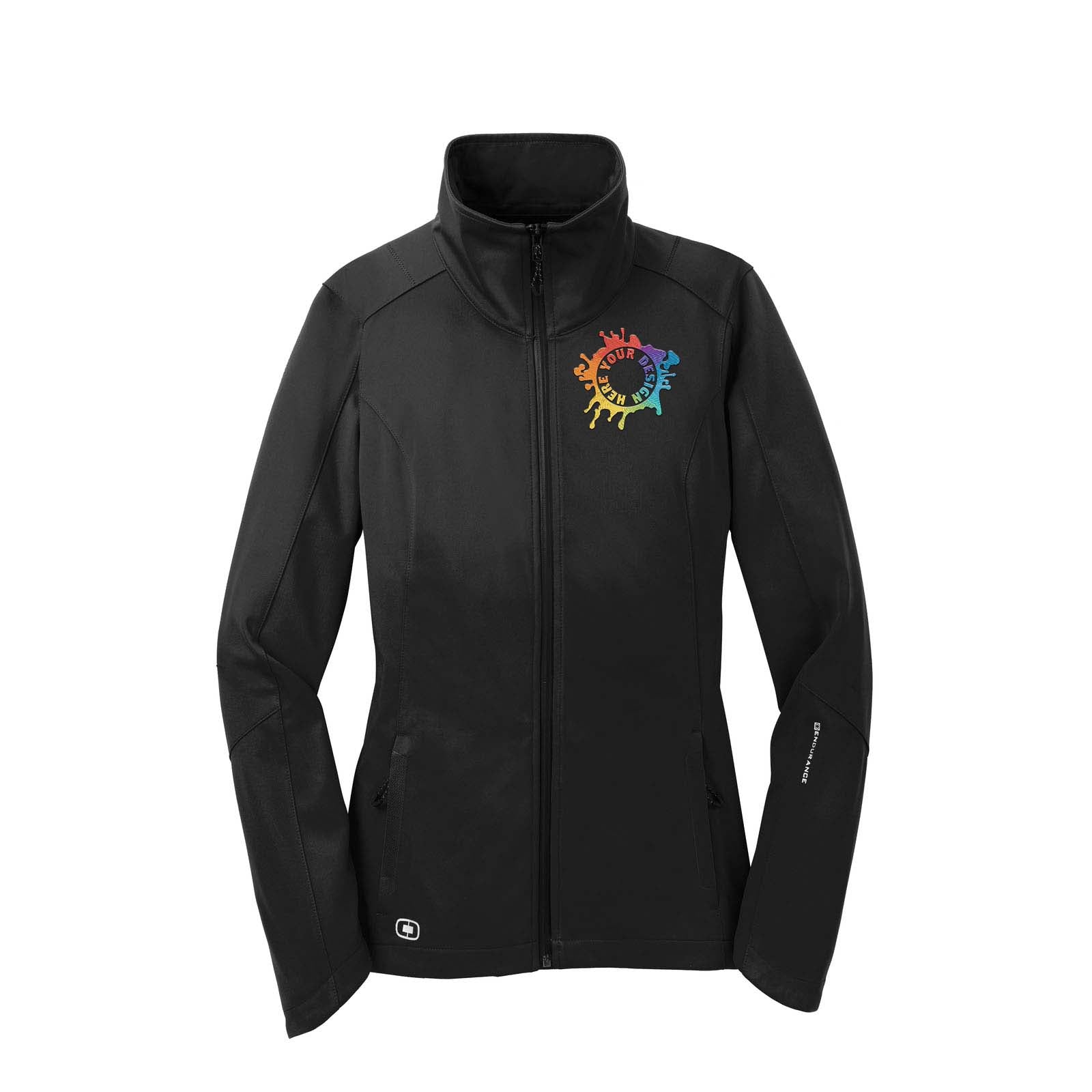 OGIO® ENDURANCE Ladies Crux Soft Shell Jacket Embroidery - Mato & Hash