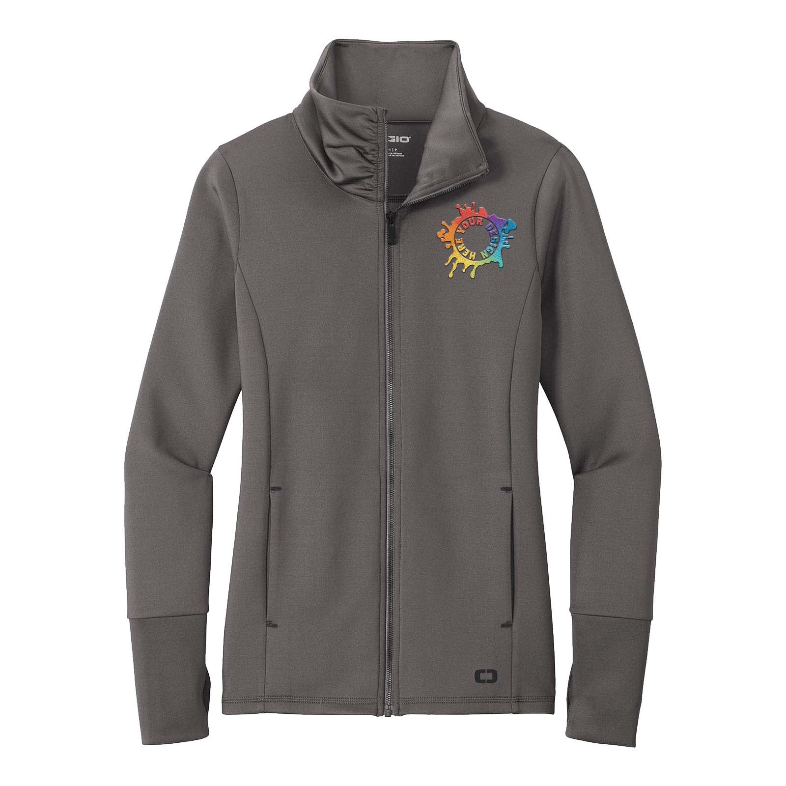 OGIO ® ENDURANCE Ladies Modern Performance Full-Zip Embroidery - Mato & Hash