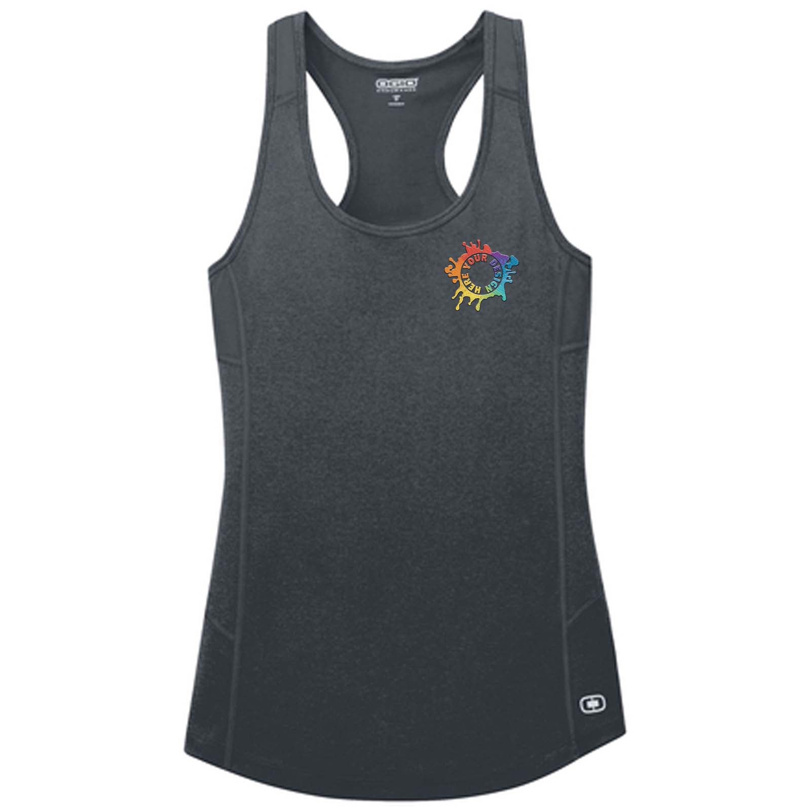 Ogio Endurance Women's Performance Polyester Racerback Pulse Tank Top Embroidery - Mato & Hash