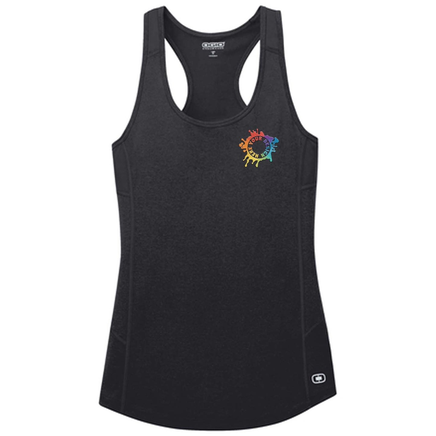 Ogio Endurance Women's Performance Polyester Racerback Pulse Tank Top Embroidery - Mato & Hash