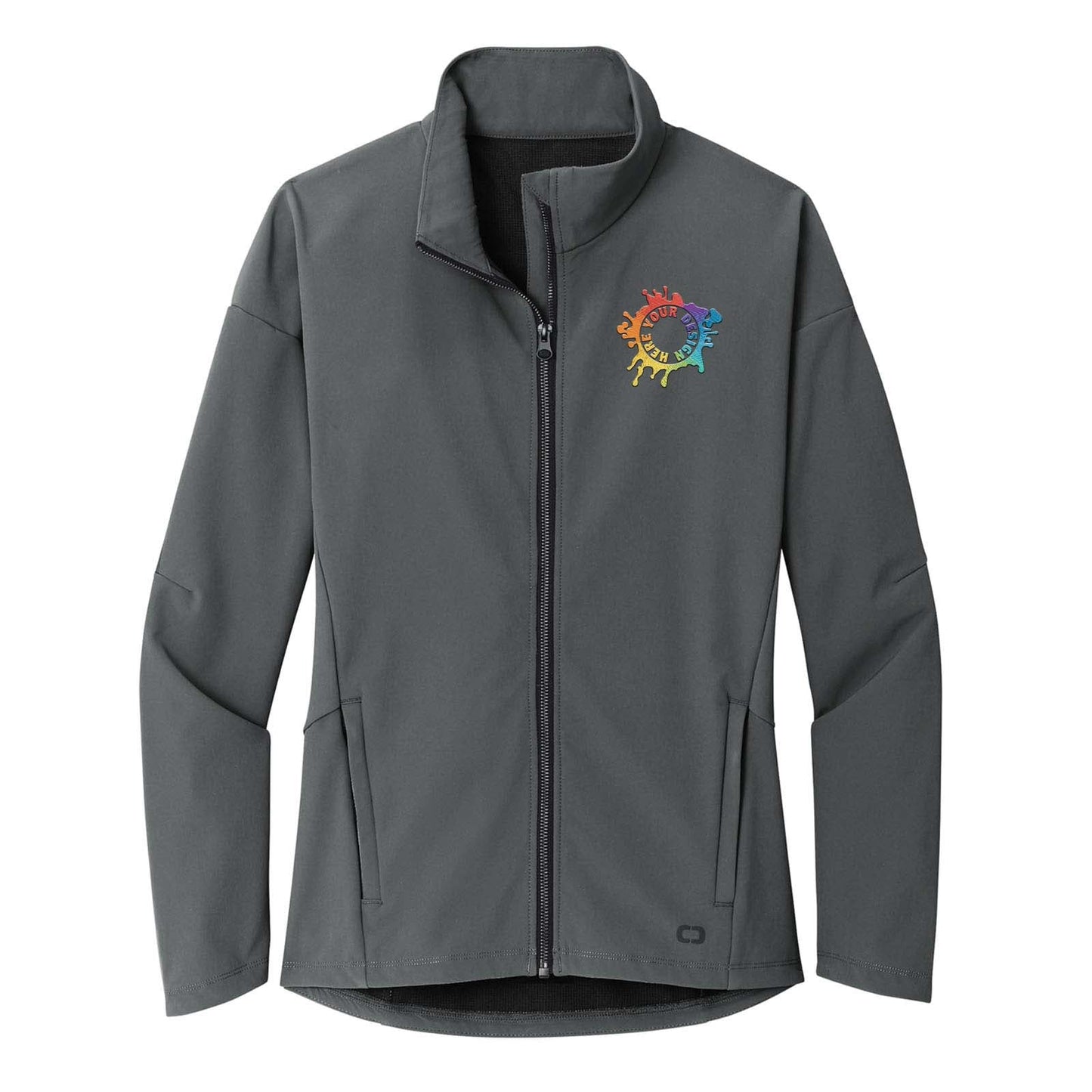 OGIO® Ladies Commuter Full-Zip Soft Shell Embroidery - Mato & Hash