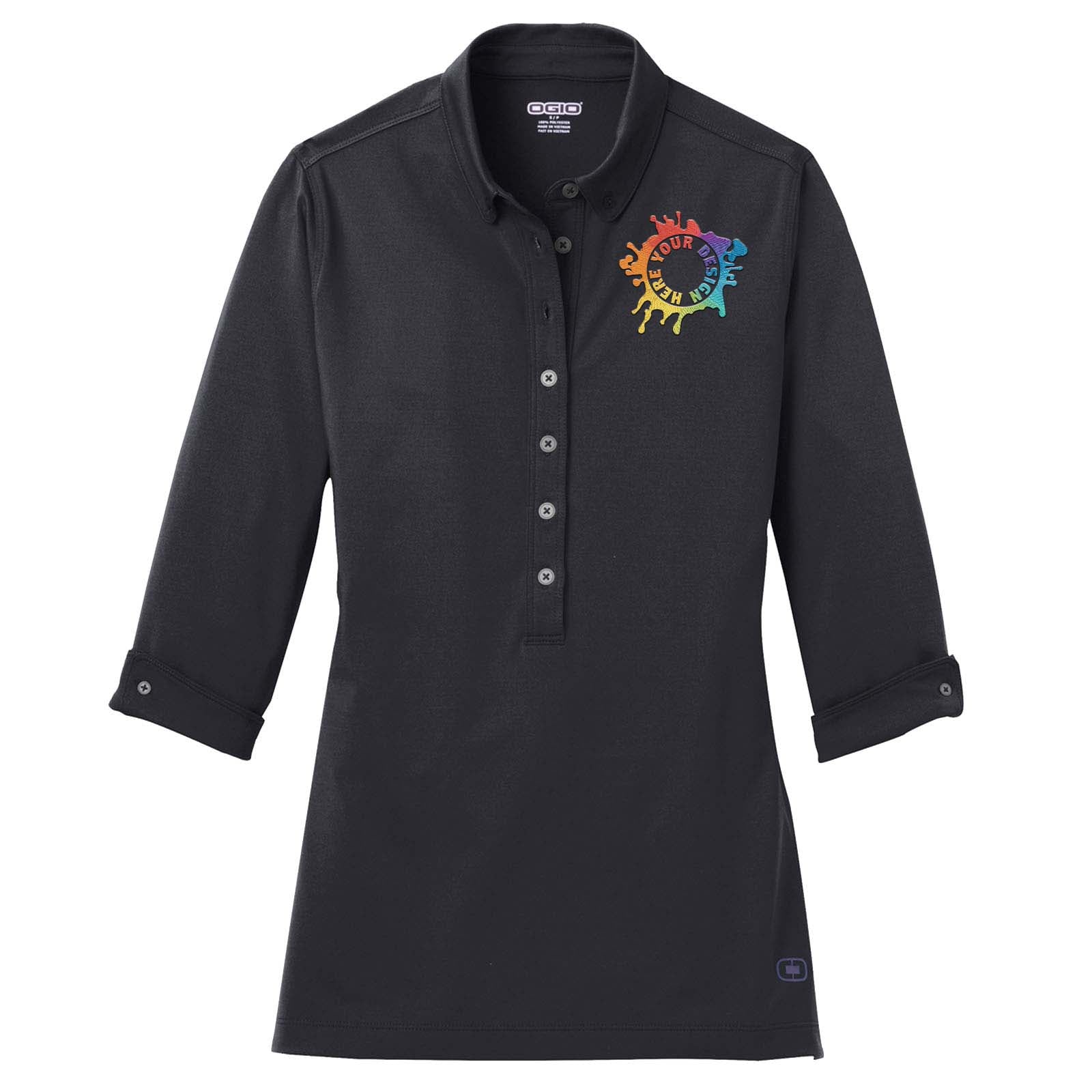 OGIO® Ladies Gauge Polo Embroidery - Mato & Hash