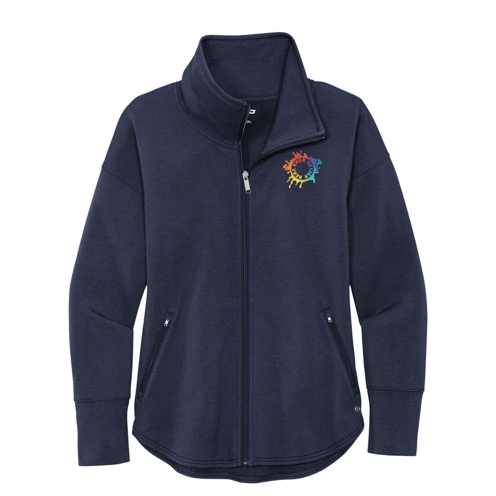 OGIO® Ladies Luuma Full-Zip Fleece Custom Embroidery - Mato & Hash