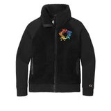 OGIO® Ladies Luuma Sherpa Full-Zip Jacket Embroidery - Mato & Hash