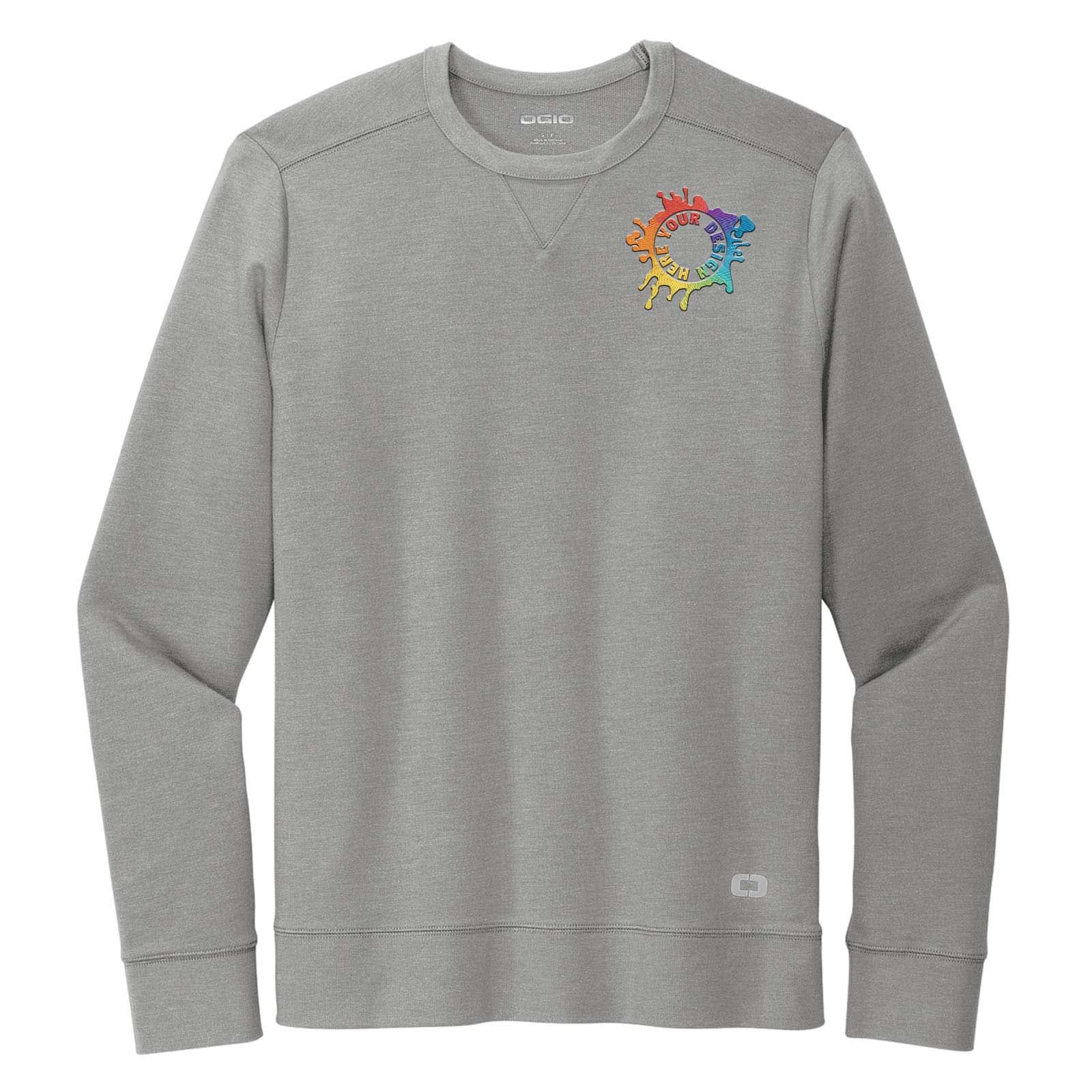 OGIO® Luuma Flex Long Sleeve Crew Embroidery - Mato & Hash
