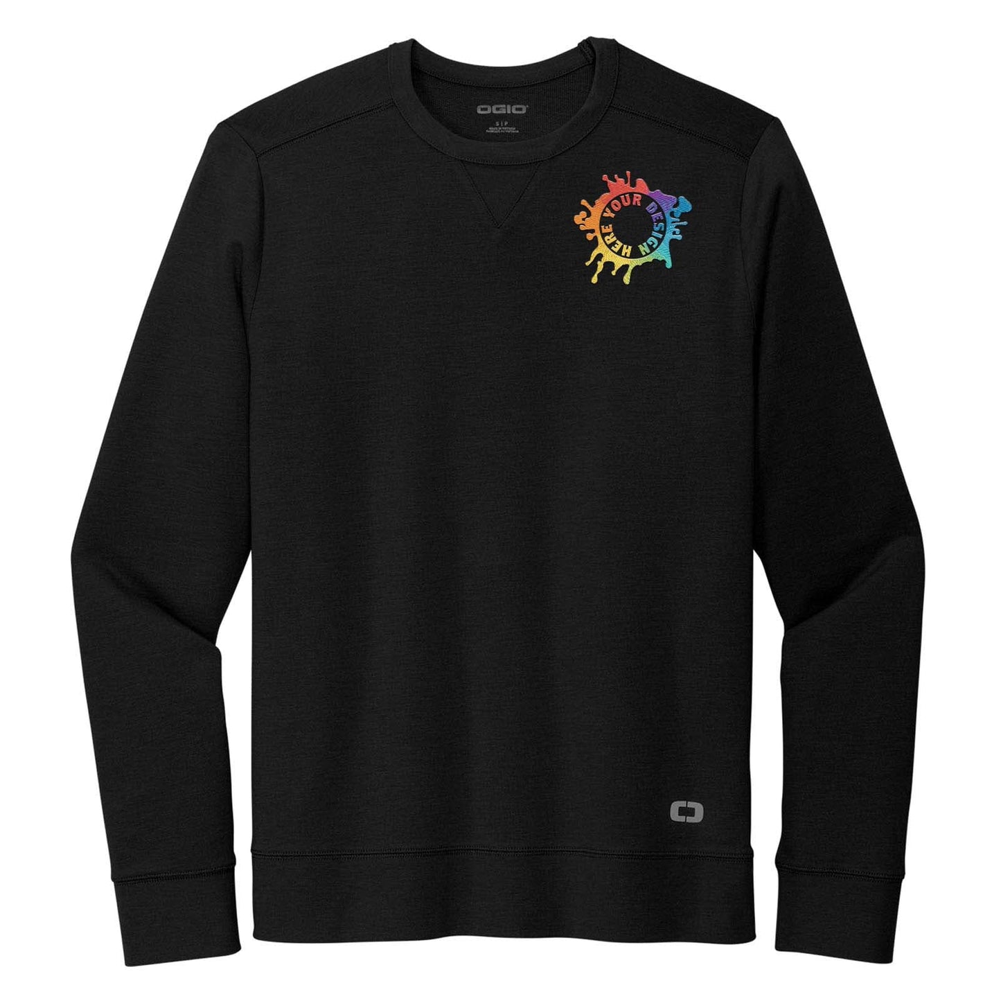 OGIO® Luuma Flex Long Sleeve Crew Embroidery - Mato & Hash