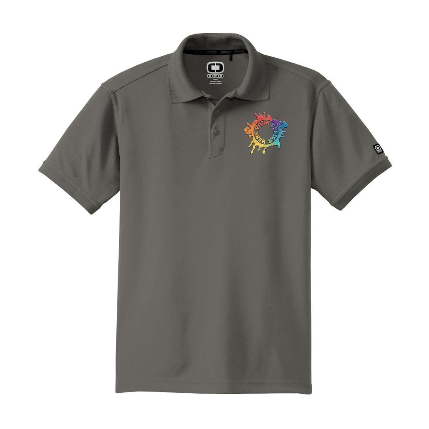 Ogio Men's 100% Polyester Caliber 2.0 Polo T-Shirt Embroidery - Mato & Hash