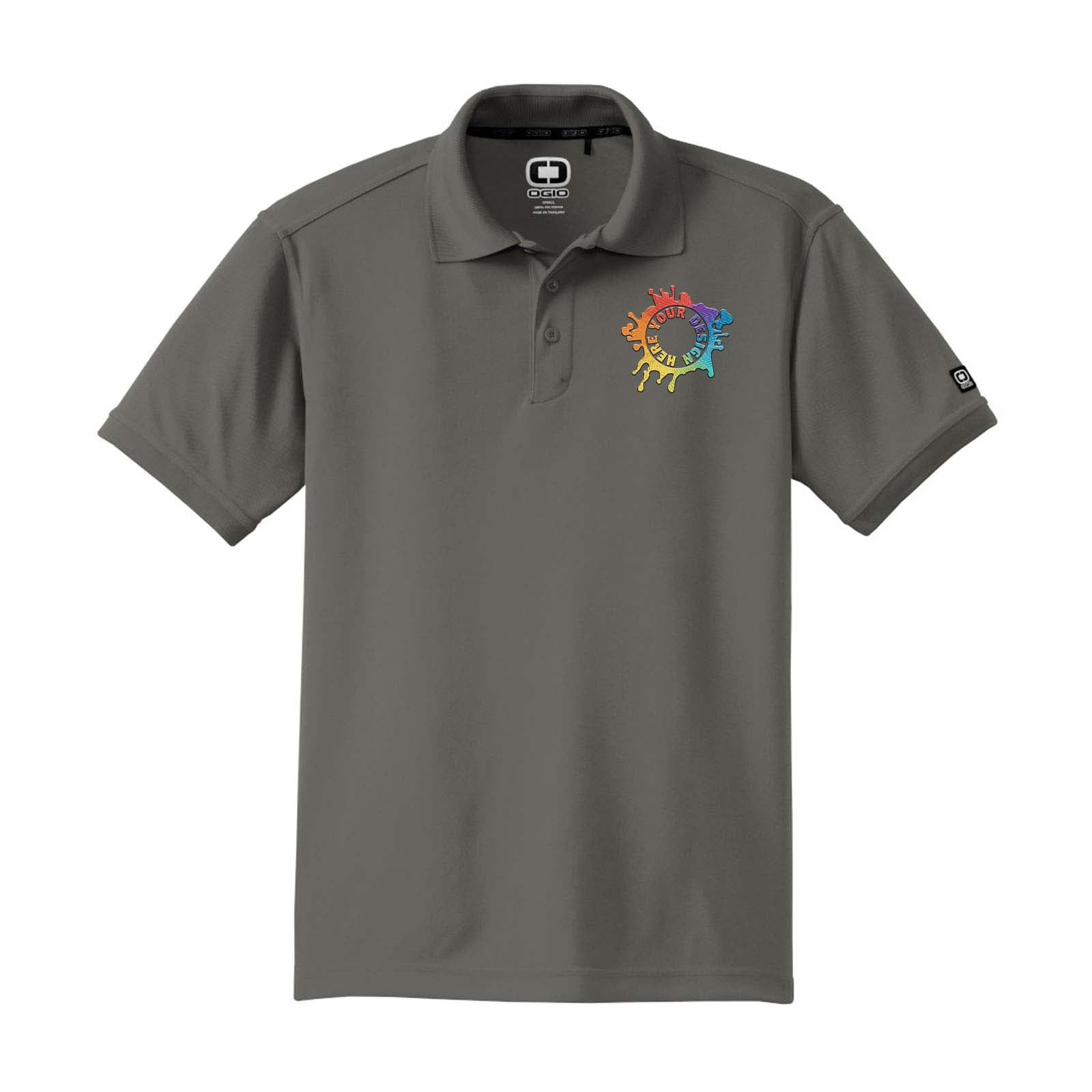 Ogio Men's 100% Polyester Caliber 2.0 Polo T-Shirt Embroidery - Mato & Hash
