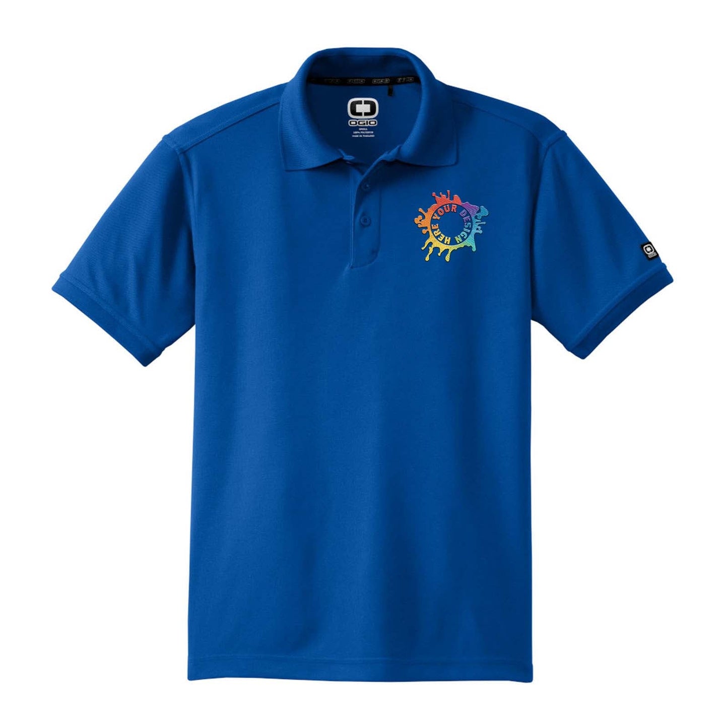 Ogio Men's 100% Polyester Caliber 2.0 Polo T-Shirt Embroidery - Mato & Hash