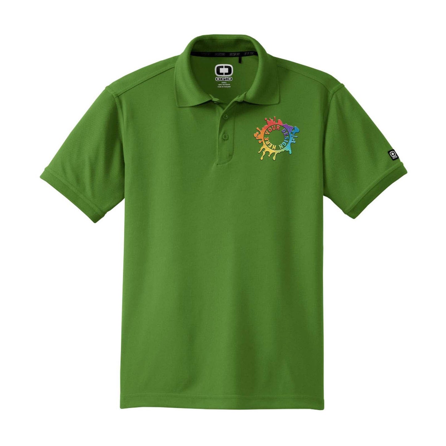 Ogio Men's 100% Polyester Caliber 2.0 Polo T-Shirt Embroidery - Mato & Hash
