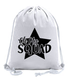 Oh My Squad Cheer Cotton Drawstring Bag - Mato & Hash