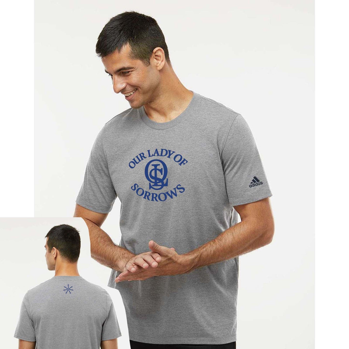 OLS Adidas - Blended T-Shirt Printed and Back Print - Mato & Hash