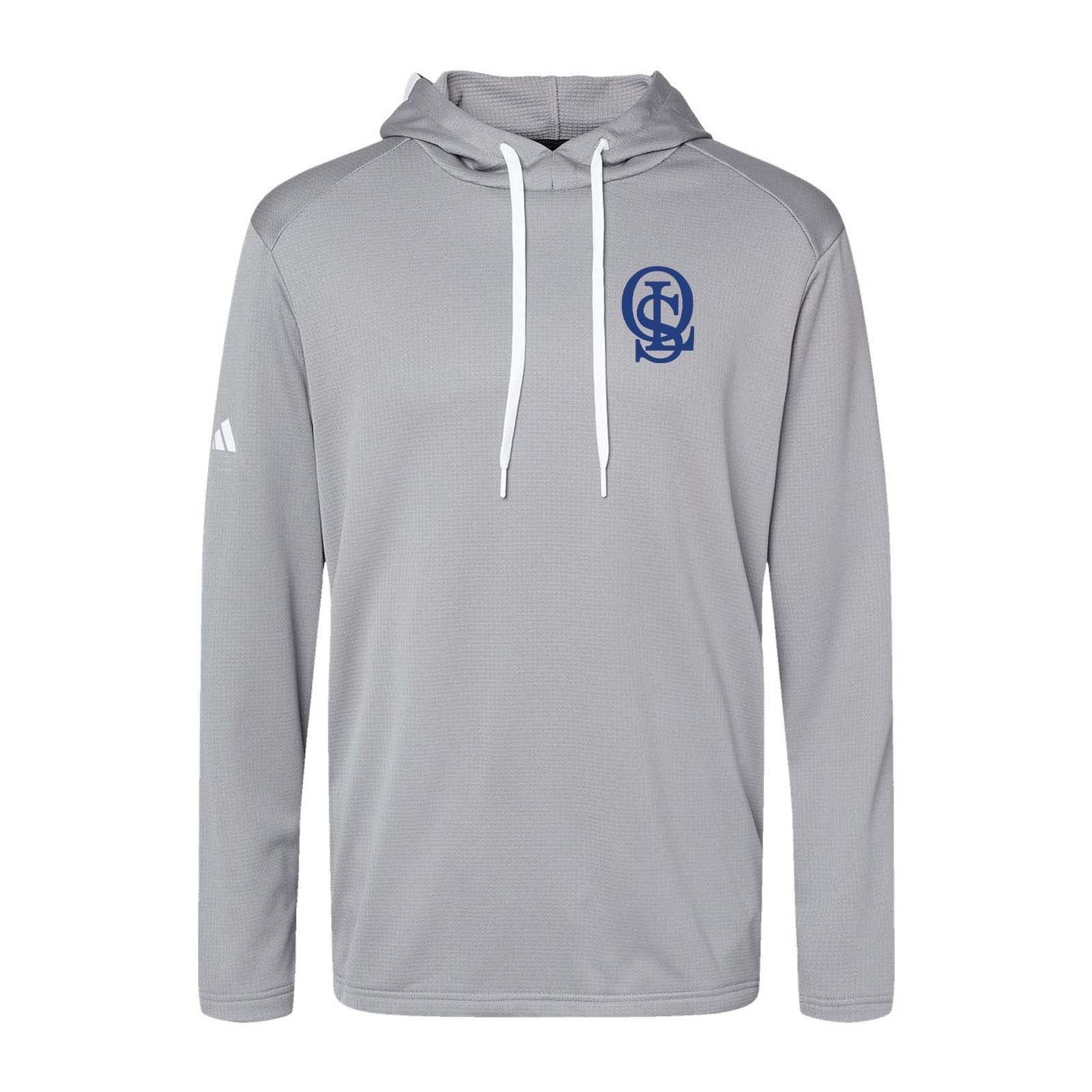 OLS Adidas - Textured Mixed Media Hooded Sweatshirt Embroidery - Mato & Hash