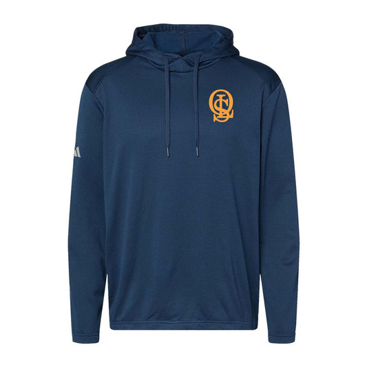 OLS Adidas - Textured Mixed Media Hooded Sweatshirt Embroidery - Mato & Hash